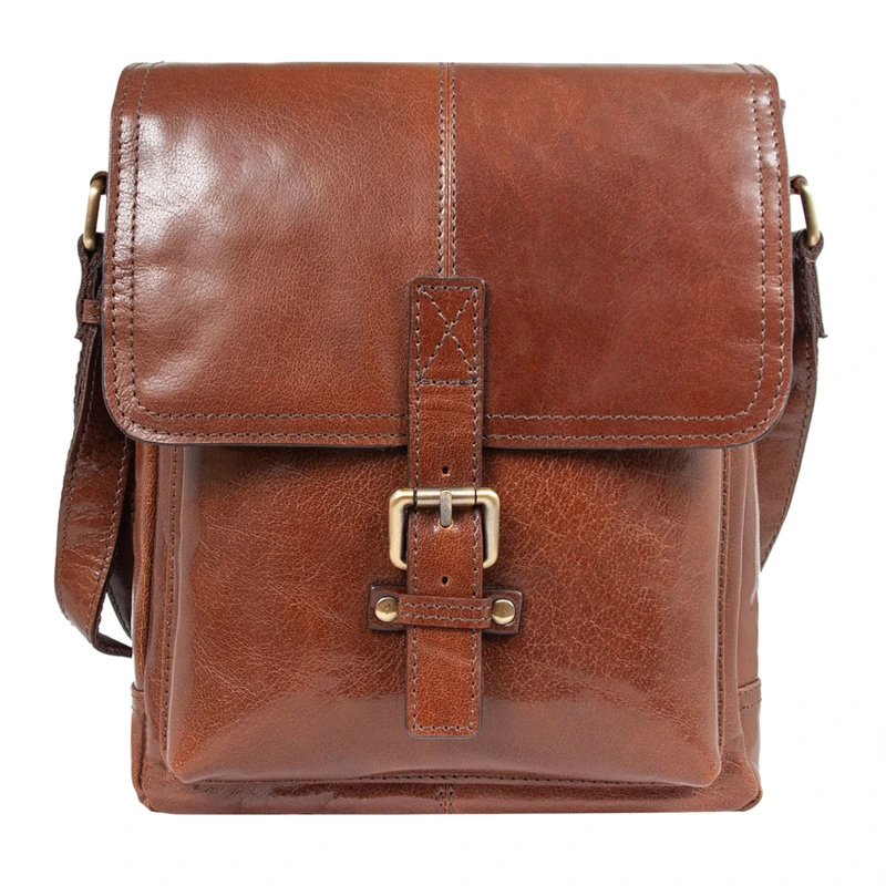 Сумка чоловіча Ashwood Benjamin Chestnut (Каштановий)