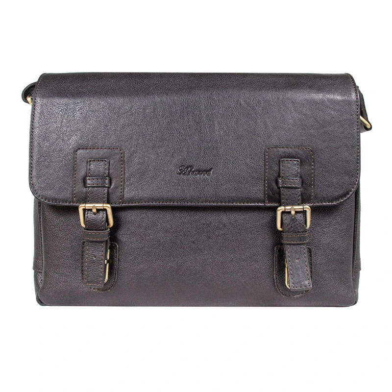 Сумка чоловіча для ноутбука Ashwood Jasper 13 Brown (Коричневий)