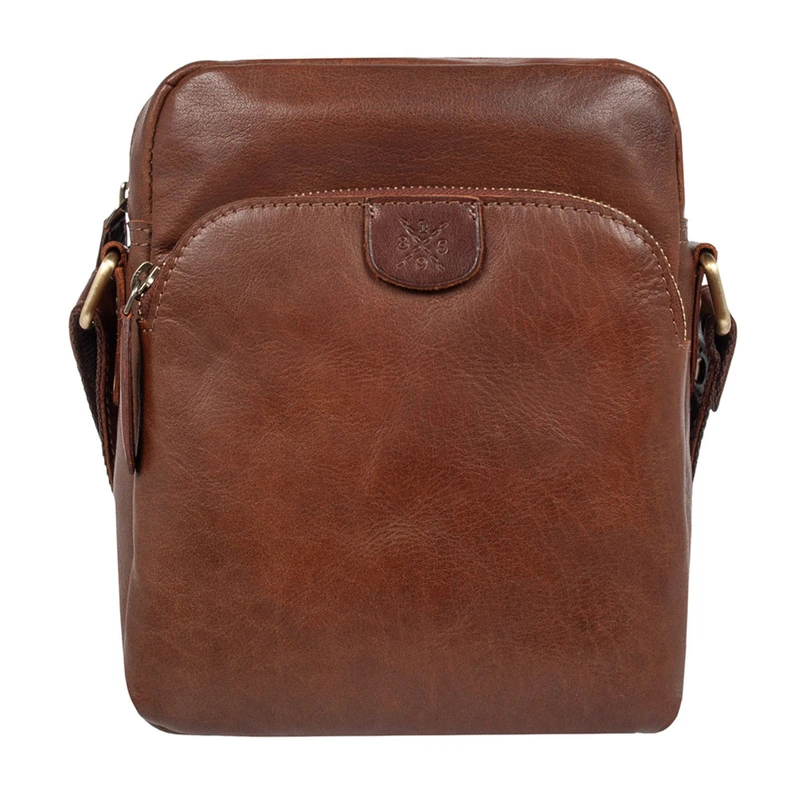 Сумка чоловіча Ashwood T79 Chestnut (Коричневий)