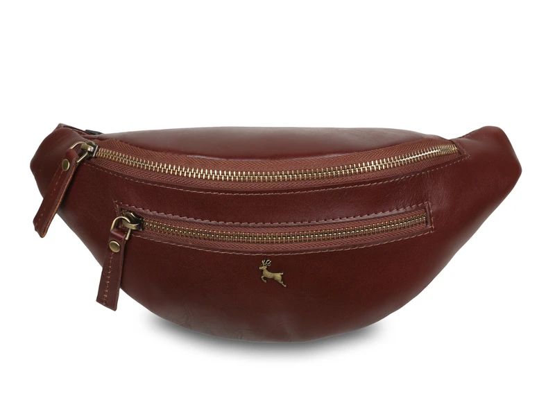Сумка на пояс Ashwood V32 CHESTNUT