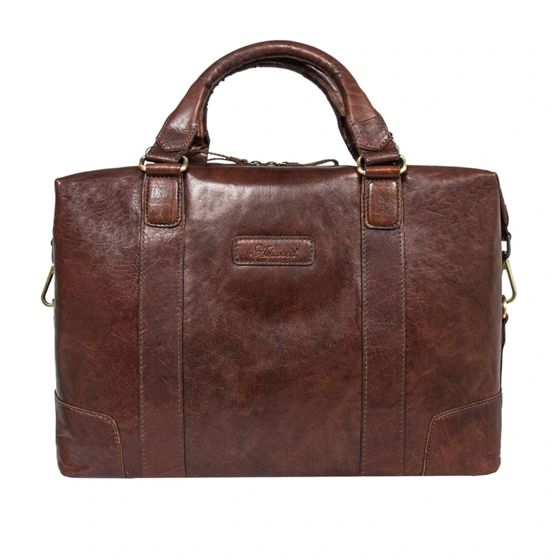 Cумка чоловіча для ноутбука 15 Ashwood G34 Brandy (Коричневий)