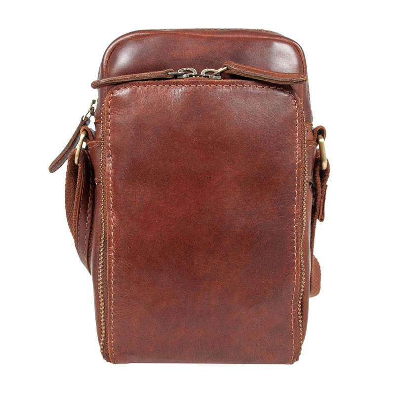 Cумка чоловіча Ashwood K41 Chestnut (Каштановий)