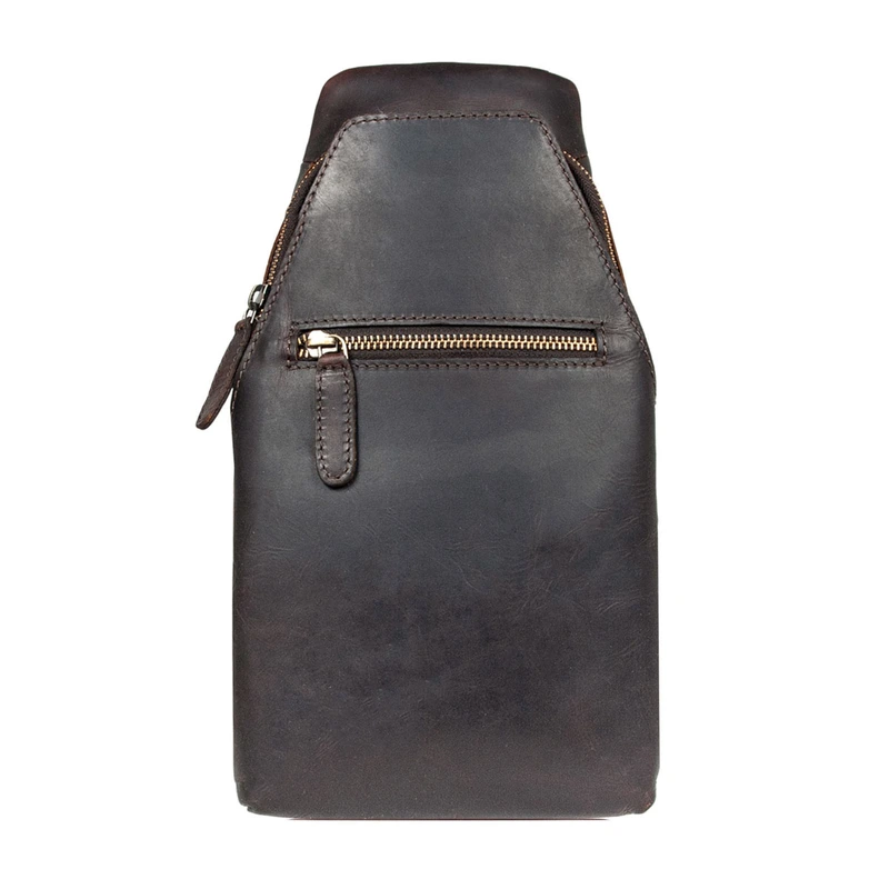 Cумка нагрудна Ashwood K43 Brown (Коричневий)