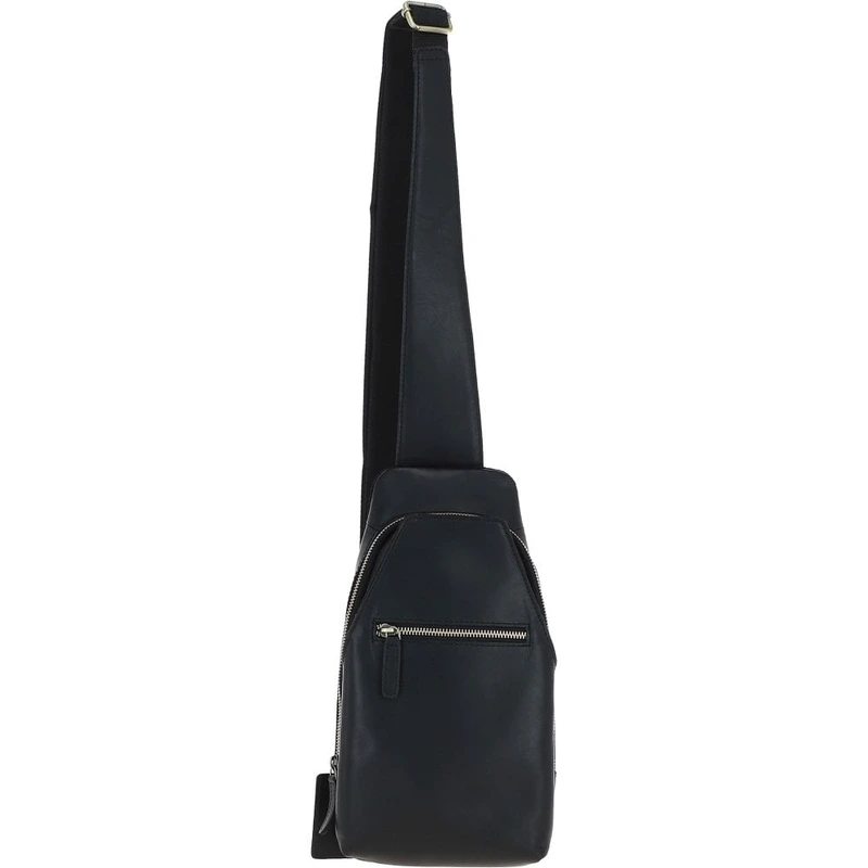 Cумка нагрудна Ashwood K43 Black (Чорний)