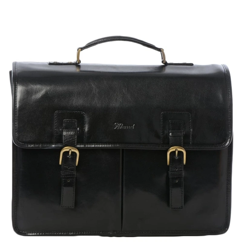 Портфель Ashwood Gareth Briefcase Black (Чорний) — Ashwood