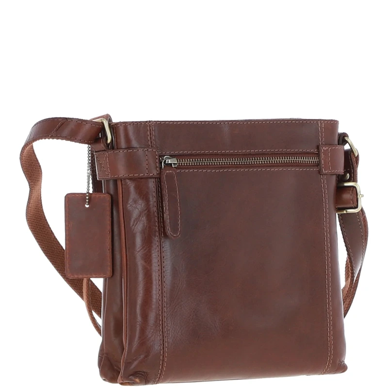 Шкіряна сумка Ashwood K45 Chestnut (Коричневий)