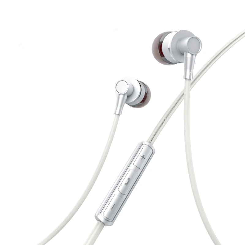 Навушники з мікрофоном Aspor A205- срібло