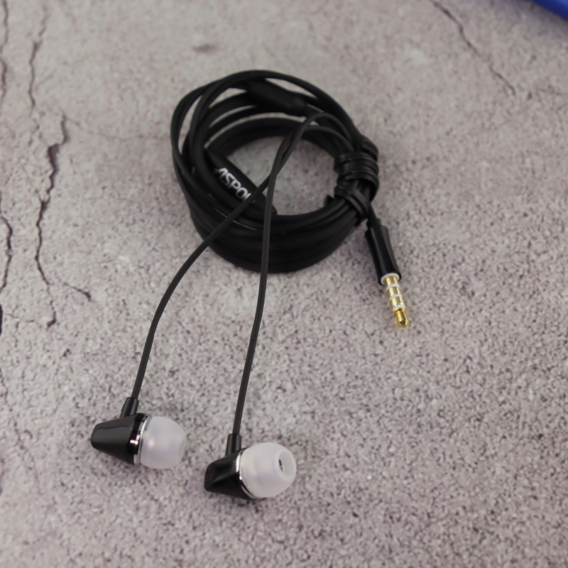 Навушники з мікрофоном Aspor A207- чорний