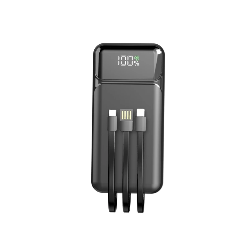 Портативний зарядний пристрій (Повербанк) Aspor A316 Fast Charge 20000 mAh (USB-C/USB/Type-C/Lightning/22.5W)- чорний