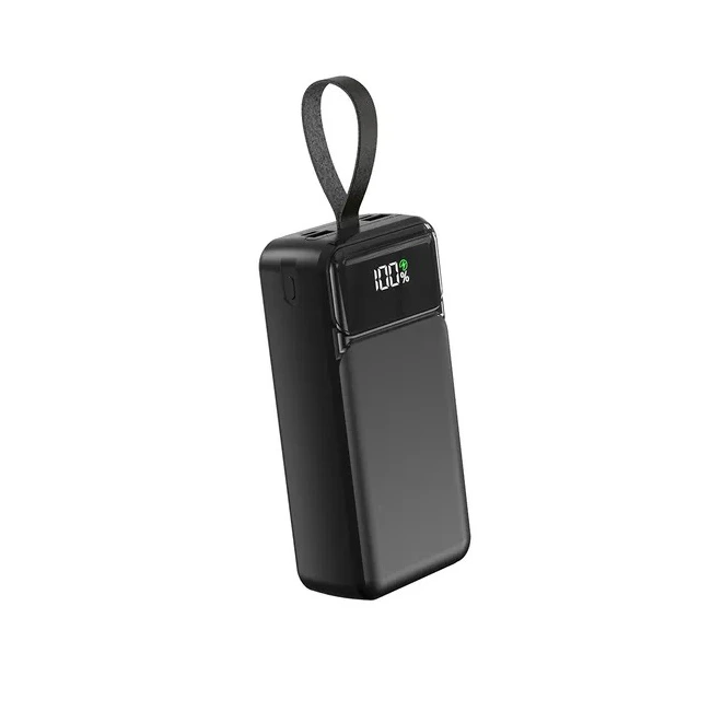 Портативний зарядний пристрій (Повербанк) Aspor A317 Fast Charge 30000mAh- чорний — Aspor
