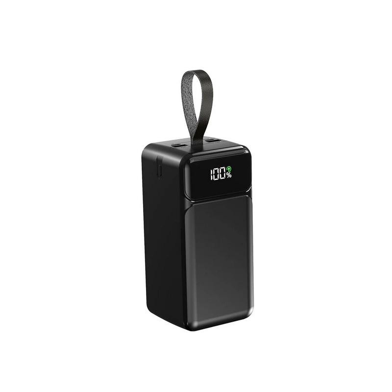 Портативний зарядний пристрій (Повербанк) Aspor A319 50000mAh (2USB/Type-C/Type-C/22.5W)- чорний — Aspor