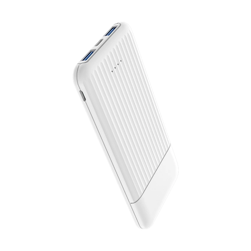 Портативний зарядний пристрій (Повербанк) Aspor A323 10000 mAh (Micro/Type-C/2USB/2.4A/2.4A)- білий