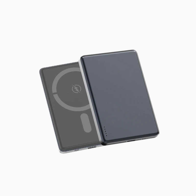 Портативний зарядний пристрій (Повербанк) Aspor A381 Magnetic Wireless 5000mAh (Type-C/20W)- синій