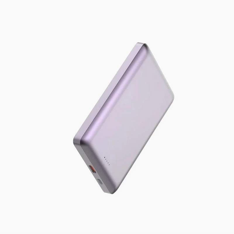 Портативний зарядний пристрій (Повербанк) Aspor A382 Magnetic Wireless 10000mAh (Type-C/20W)- фіолетовий