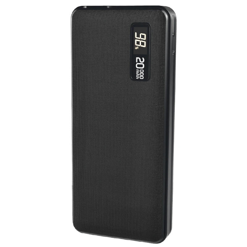 Портативний зарядний пристрій (Повербанк) Aspor A399 20000 mAh- чорний
