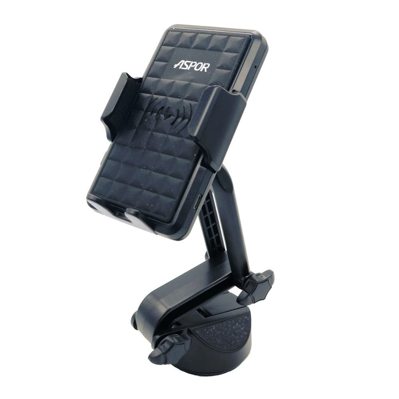 Автомобільний тримач Fast Wireless Charge Aspor 5V/2A- чорний
