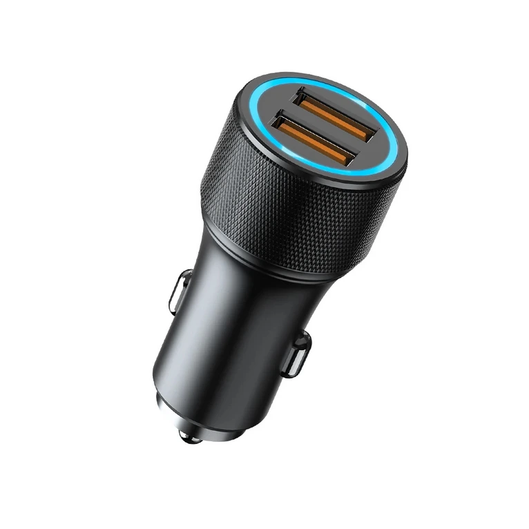 Автомобільний зарядний пристрій Aspor A905 (2USB/3A/36W)- графіт — Aspor