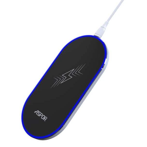 Бездротовий зарядний пристрій Aspor Wireless Charger A522 (5V/2A)- чорний — Aspor
