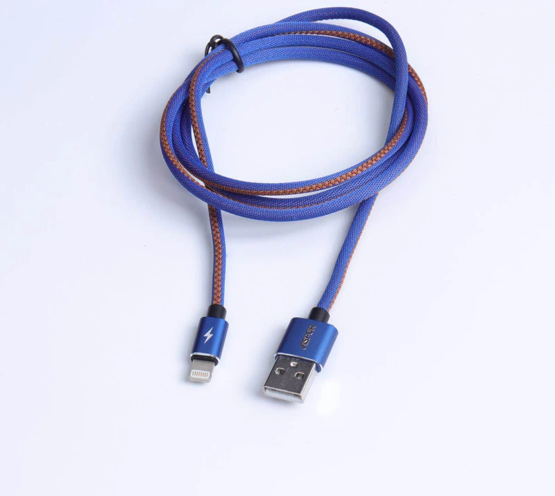 Кабель Aspor A126 USB – Lightning 2.1A/1.2м- чорний — Aspor