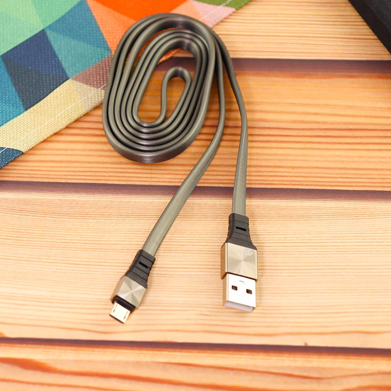 Кабель Aspor A158 Silicone USB – Micro 2.4 A 1.2м- графітовий — Aspor