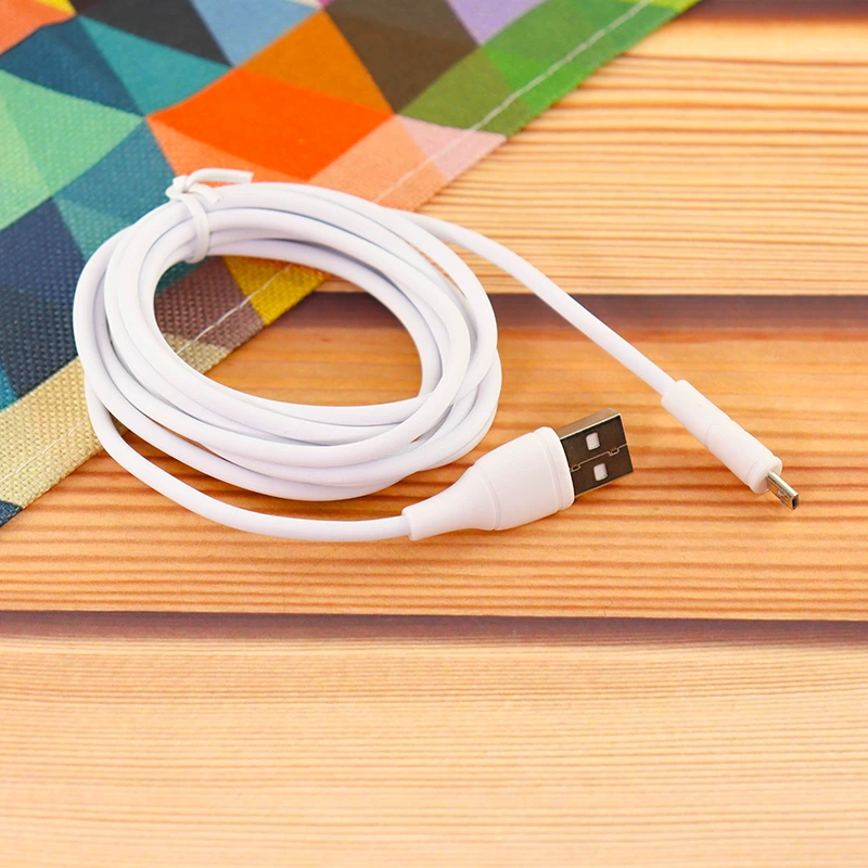 Кабель Aspor AC-01 Plus USB – Micro 2.1A/2м- білий — Aspor