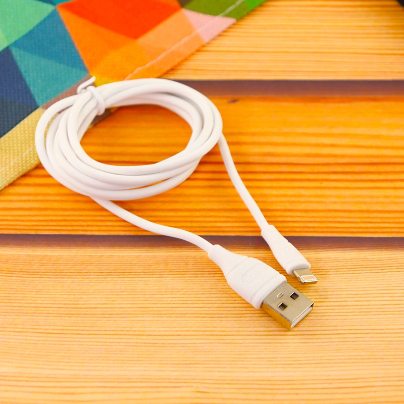 Кабель Aspor AC-02 Plus USB – Lightning 2.1A/2м- білий — Aspor