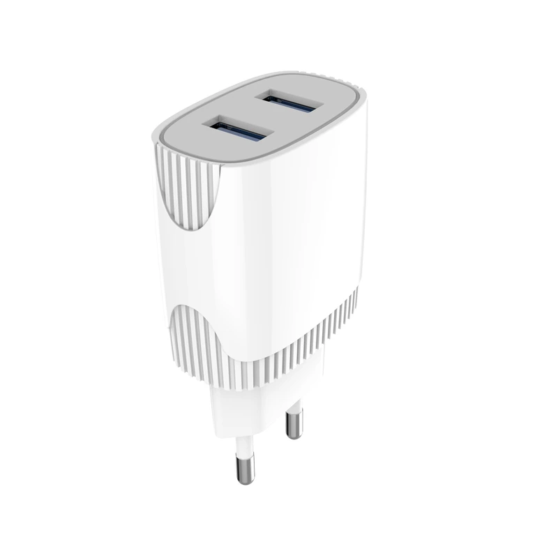 Мережевий зарядний пристрій Aspor A811 (2USB/2.4A)- білий