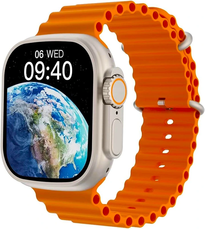 Смарт-годинник Aspor Watch Ultra- срібло-помаранчевий