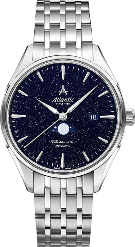 Чоловічий годинник Atlantic Worldmaster Nightsky Moonphase 52788.41.51