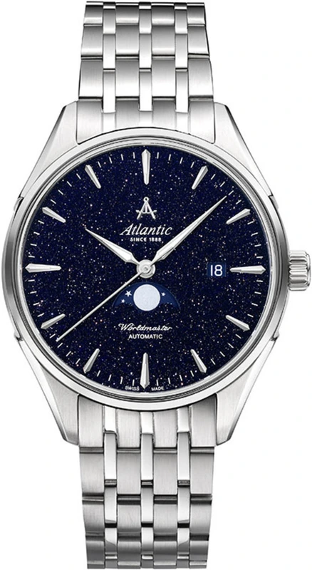 Чоловічий годинник Atlantic Worldmaster Nightsky Moonphase 52788.41.91
