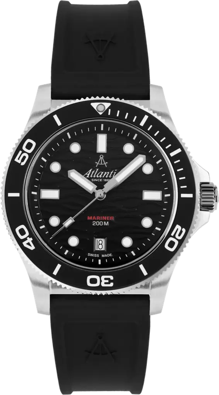 Наручний годинник Atlantic Mariner Quartz Wave Black 81371.41.69PU