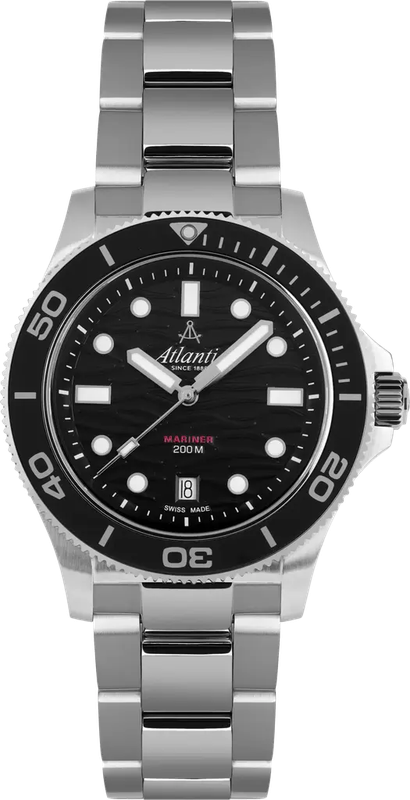 Наручний годинник Atlantic Mariner Quartz Wave Black 81376.41.69