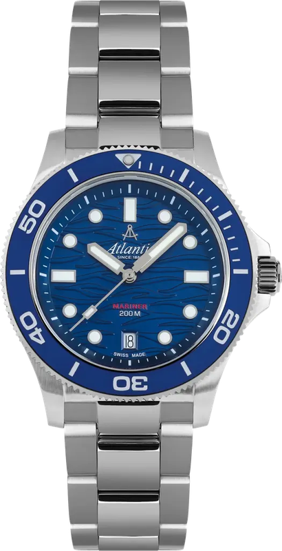 Наручний годинник Atlantic Mariner Quartz Wave Blue 81376.41.59