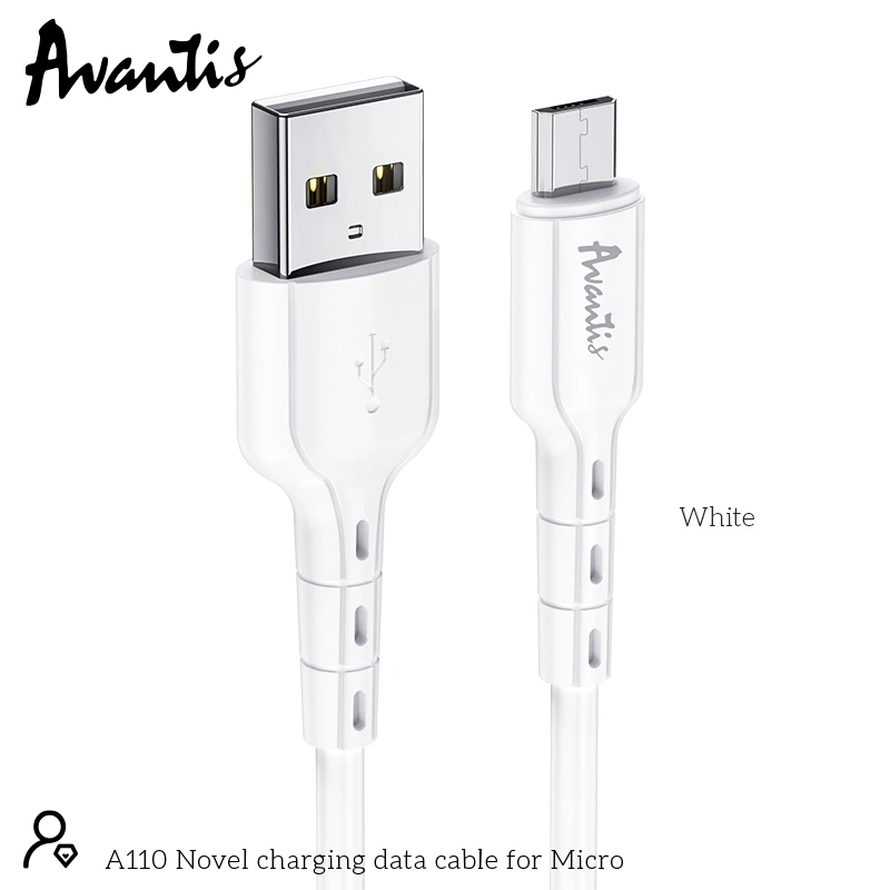 Кабель Avantis A110 Novel USB – Micro- білий — Avantis