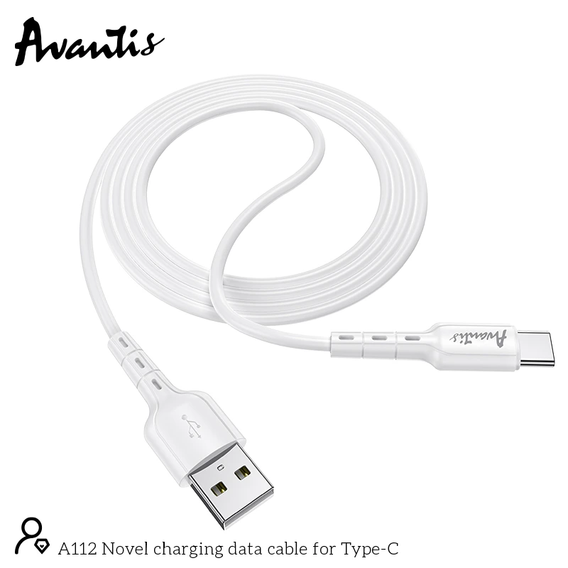 Кабель Avantis A112 Novel USB – Type-C- білий — Avantis