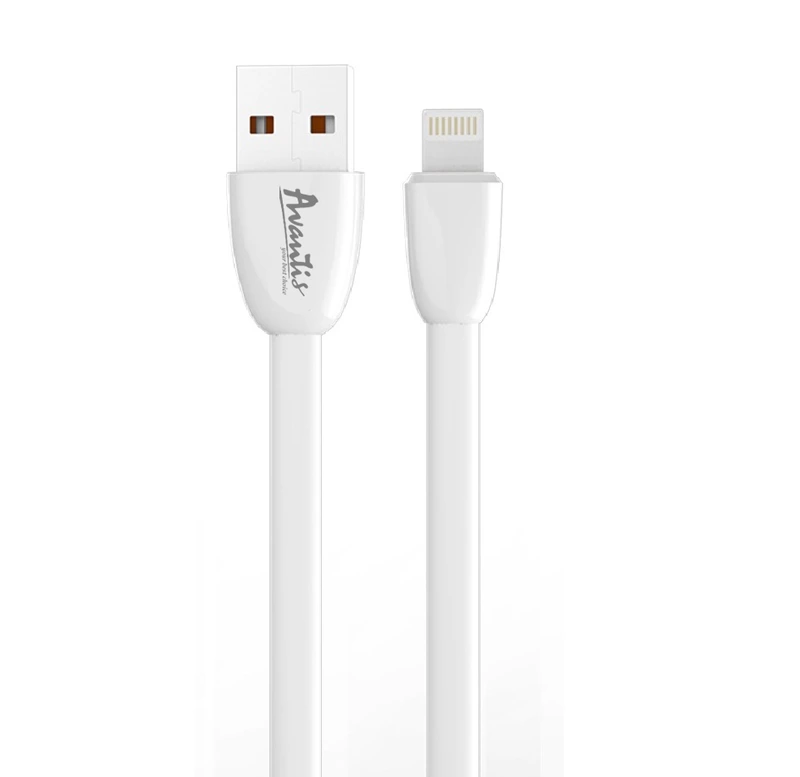 Кабель Avantis AC-20i Plane USB – Lightning- білий