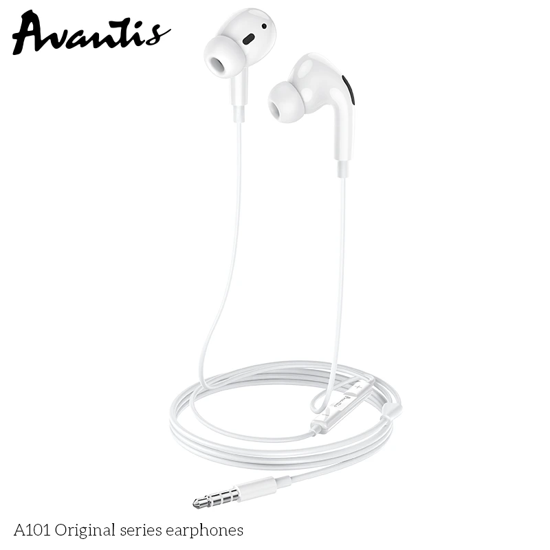Навушники з мікрофоном Avantis A101 Pro Original Series- білий