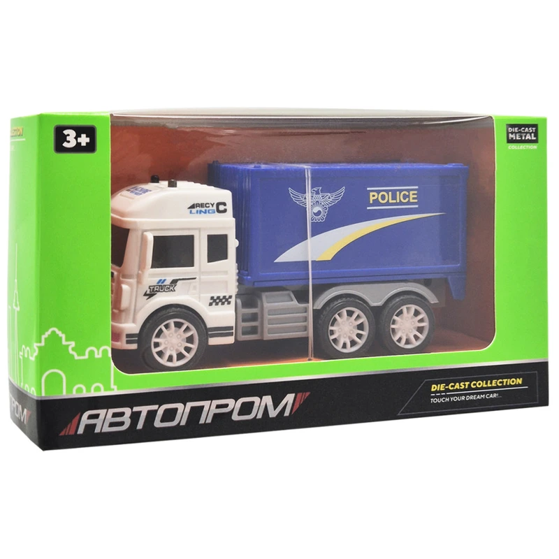 Детская игровая машинка Полиция АВТОПРОМ AP7473(Blue3) пластик