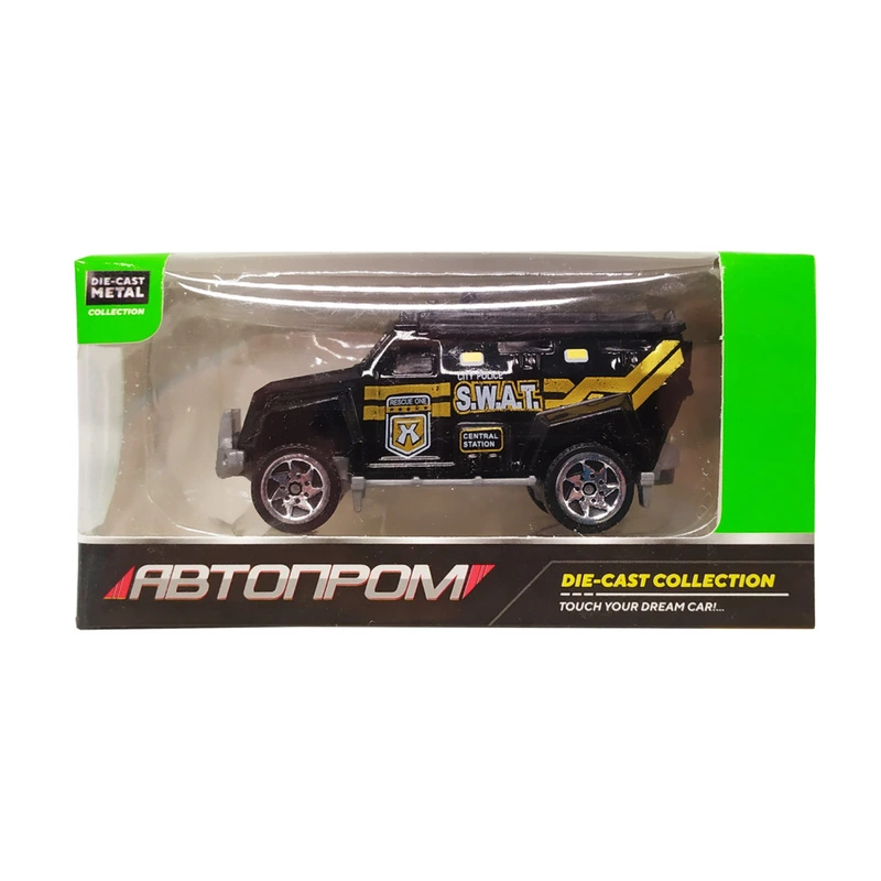 Дитяча металева машинка АвтоПром 7629 масштаб 1:64   S.W.A.T. Броньовик — АВТОПРОМ
