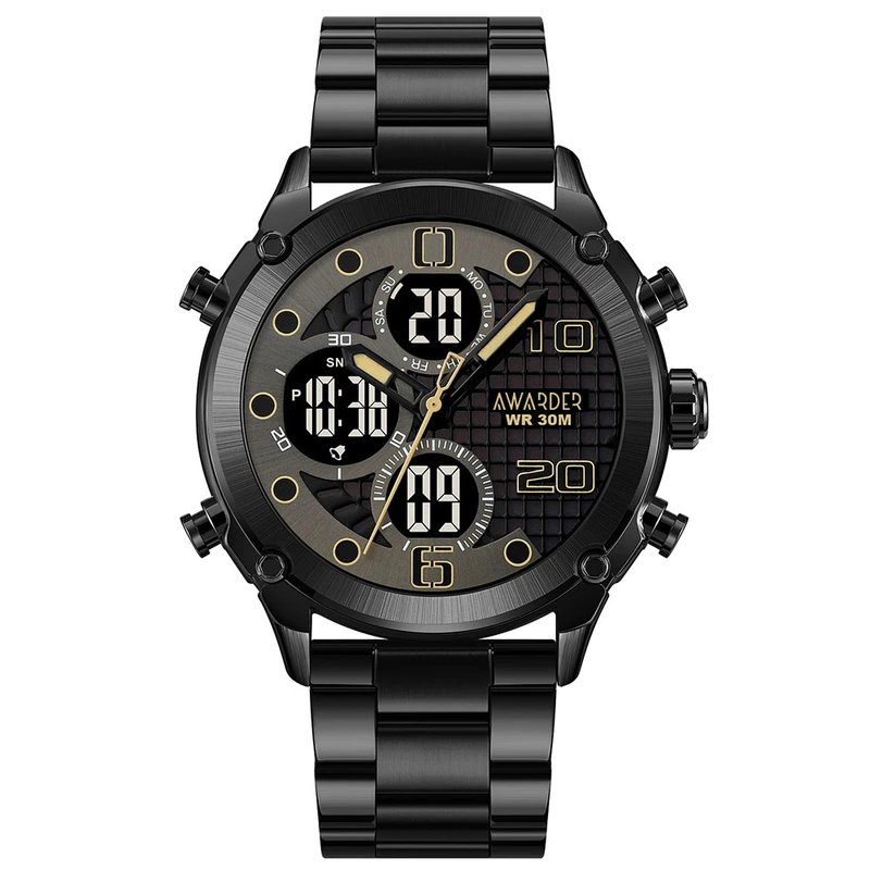 Awarder 017 Black-Black Steel