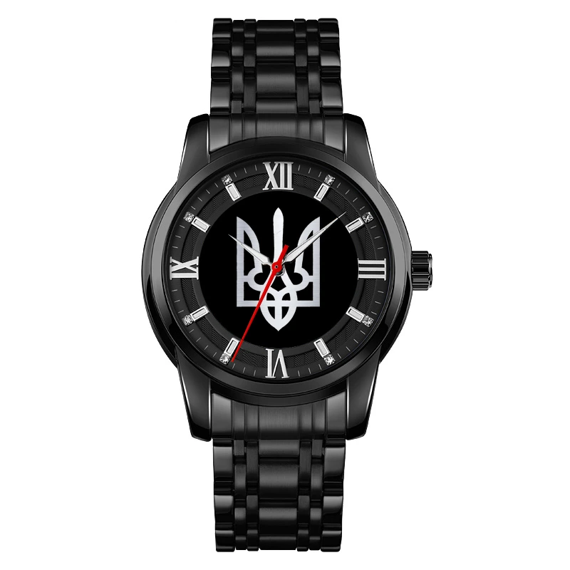 Годинник механічний Patriot Classic Glory to Ukraine Black-Black
