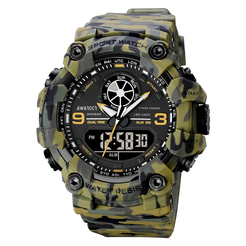 Годинник наручний Awarder 001CMGN Green Camo