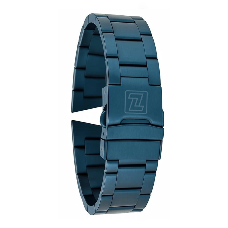 Металевий браслет Naviforce Blue 23 мм для чоловічих годинників Awarder — Awarder