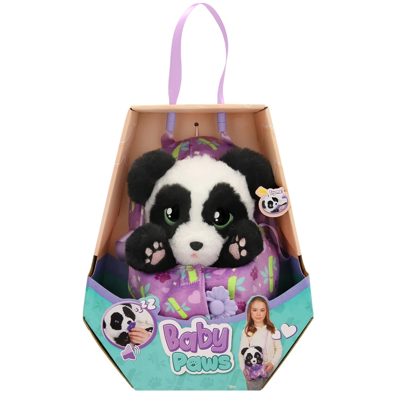Інтерактивна іграшка BABY PAWS W3 – МАЛЮК ПАНДА (з аксес.) — Baby Paws