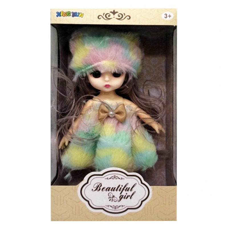 Дитяча іграшкова лялька 1361-7 шарнірна, розмір 15 см