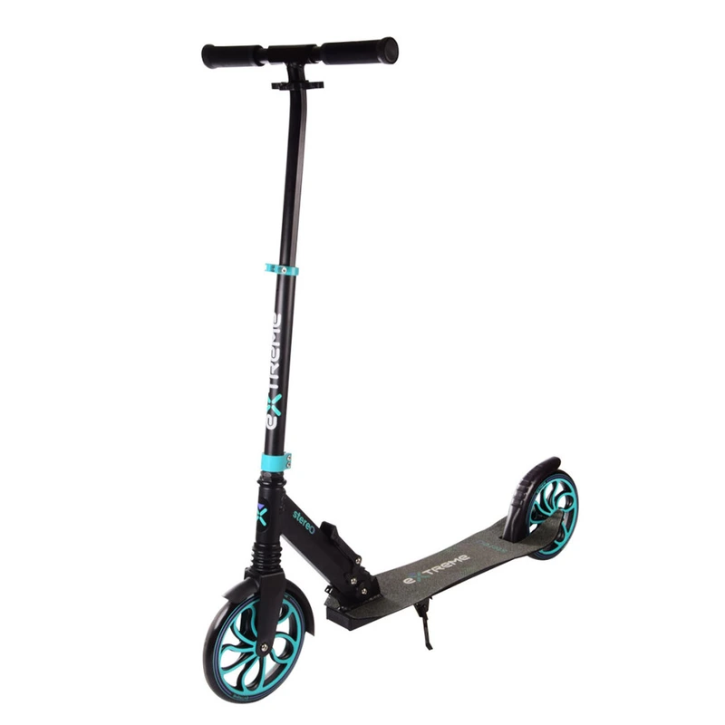 Самокат міський 2-х колісний SC21017 (RL7T), Extreme Motion STEREO, PU200 мм, алюмінієвий  Синій — Bambi