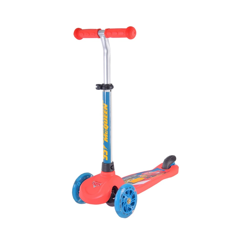 Дитячий самокат "Cars" Bambi LS2213 із рюкзачком 17х20 см — Bambi