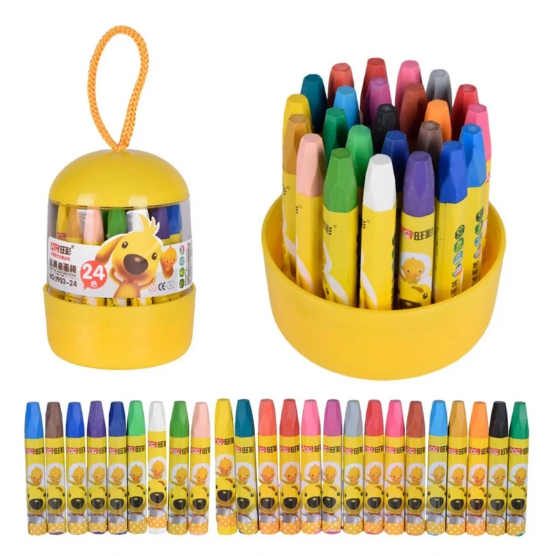 Набір дитячої воскової крейди CE150409 у наборі 24 кольора — Bambi