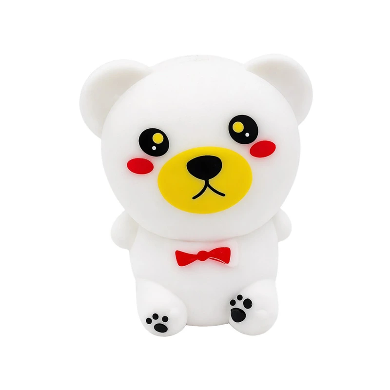 Дитяча антистрес-іграшка Яскравий Ведмедик sa1673(White) 6 см
