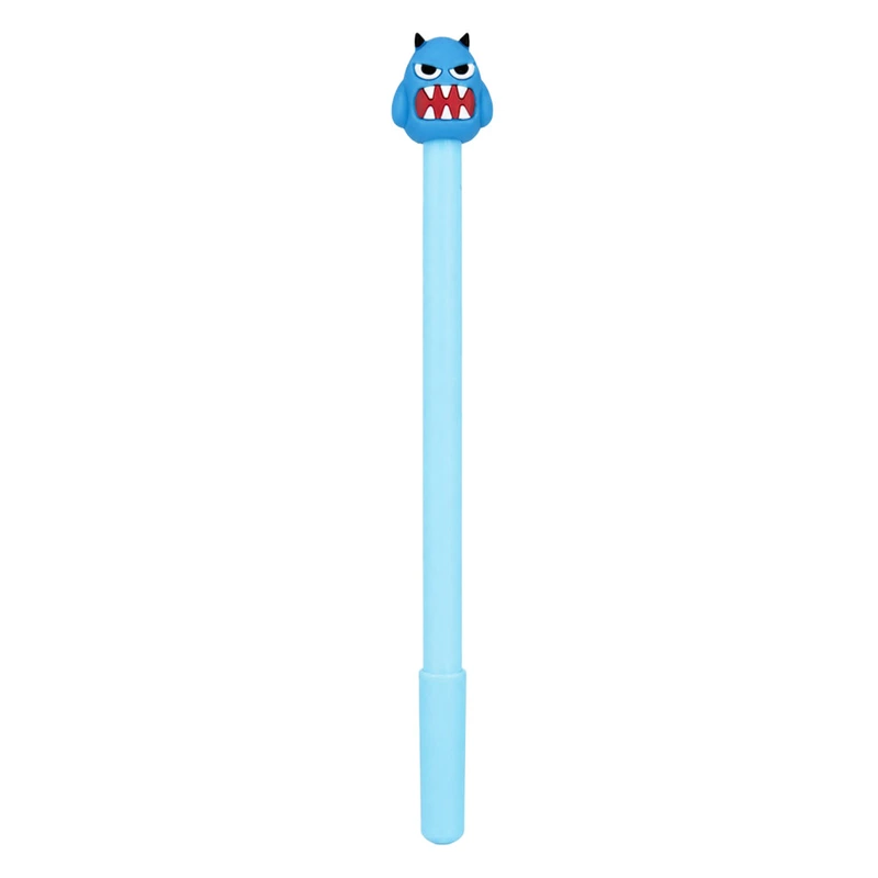 Дитяча гелева ручка "Horror" A082(Blue) синій, 16,5 см — Bambi
